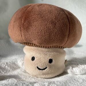 Jellycat Brown and Cream Mushroom Plush